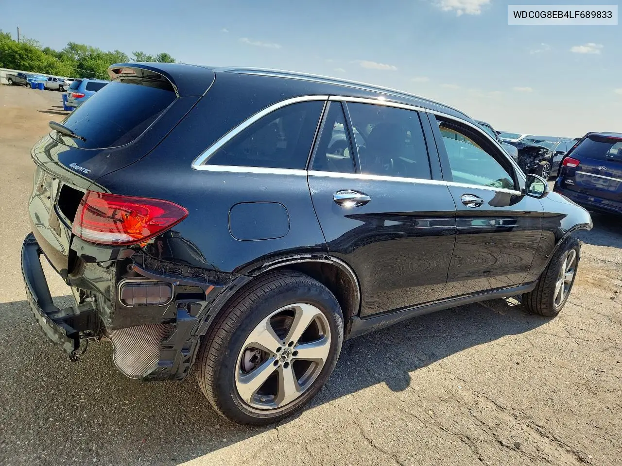 2020 Mercedes-Benz Glc 300 4Matic VIN: WDC0G8EB4LF689833 Lot: 61405276