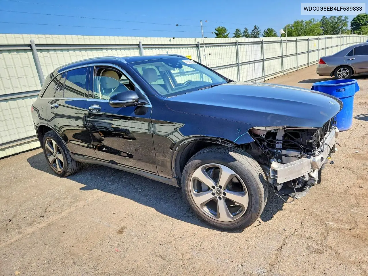 2020 Mercedes-Benz Glc 300 4Matic VIN: WDC0G8EB4LF689833 Lot: 61405276