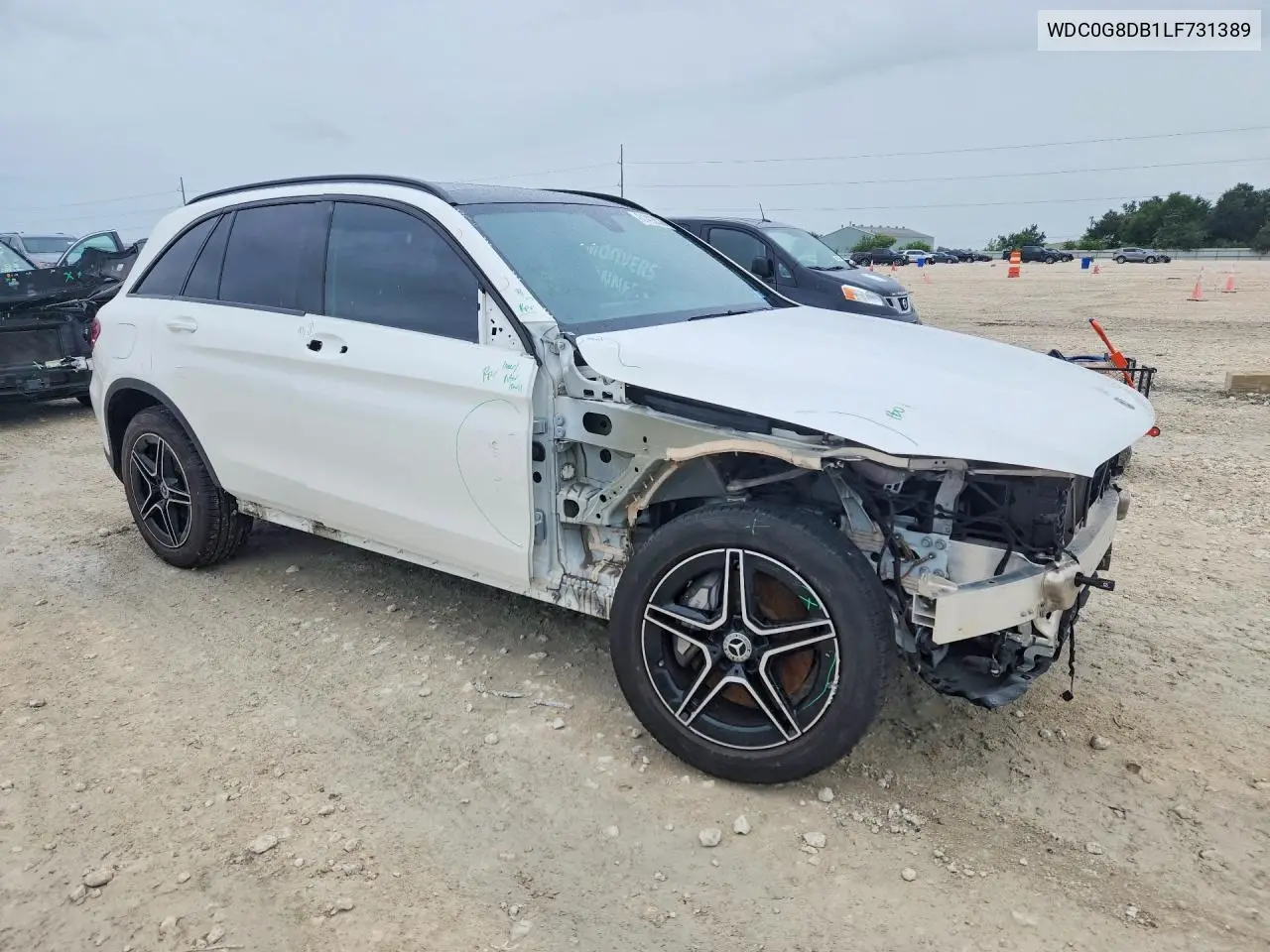 2020 Mercedes-Benz Glc 300 VIN: WDC0G8DB1LF731389 Lot: 61428536