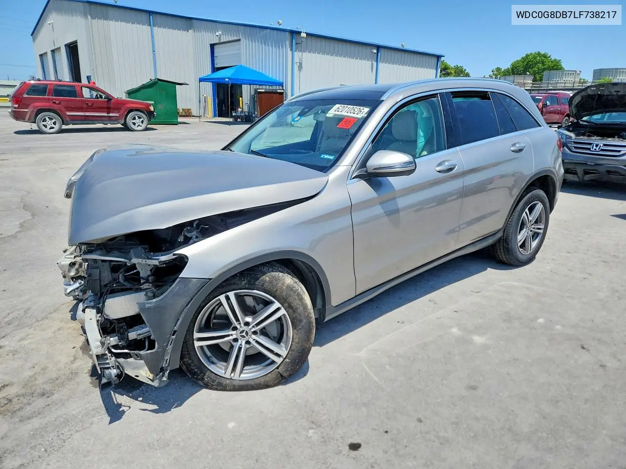 2020 Mercedes-Benz Glc 300 VIN: WDC0G8DB7LF738217 Lot: 62010526