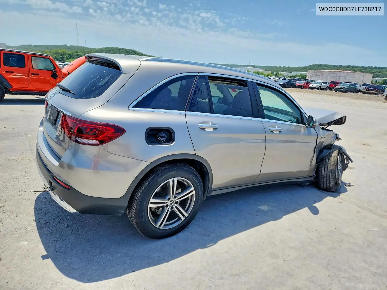 2020 Mercedes-Benz Glc 300 VIN: WDC0G8DB7LF738217 Lot: 62010526