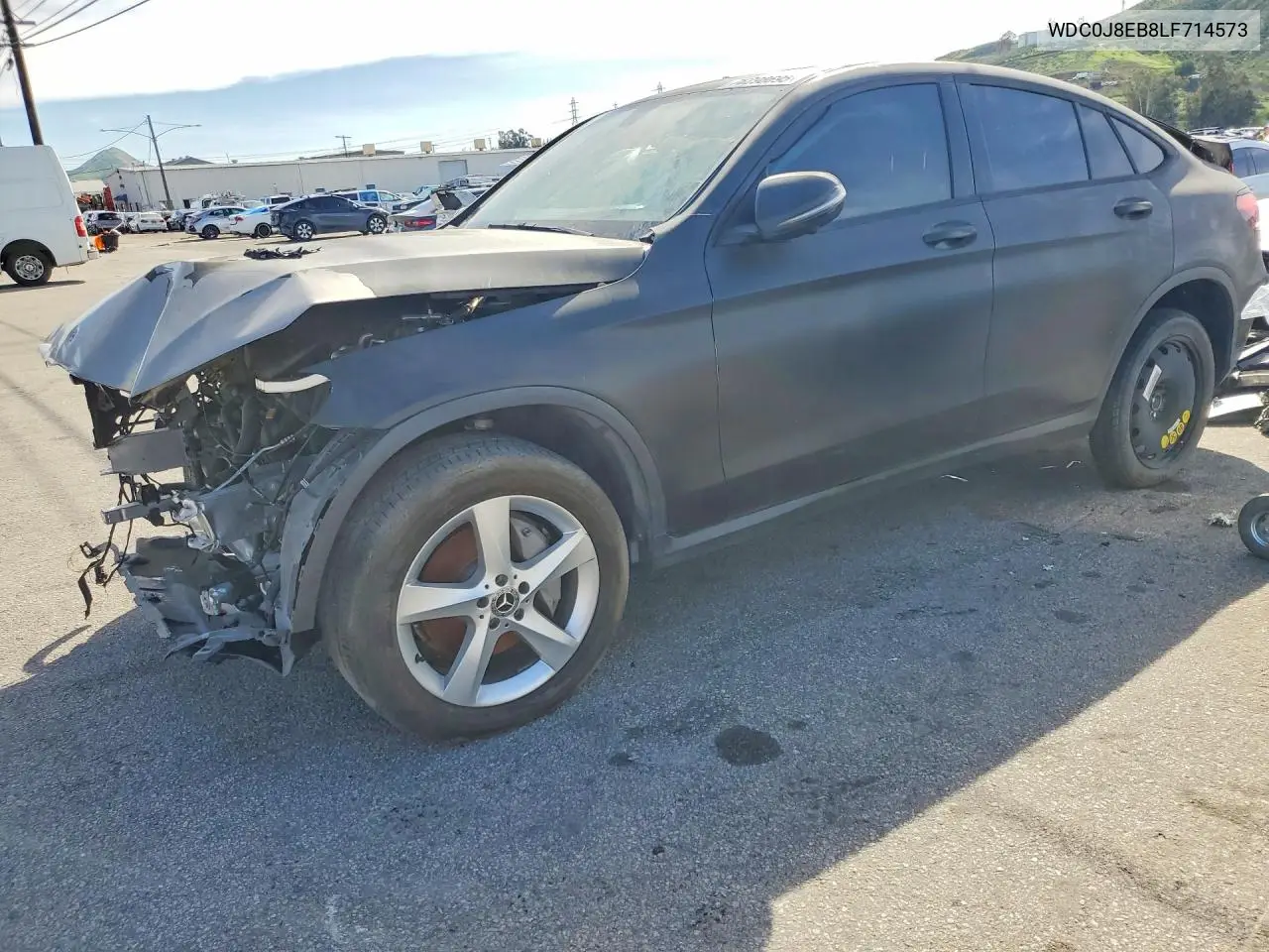 2020 Mercedes-Benz Glc Coupe 300 4Matic VIN: WDC0J8EB8LF714573 Lot: 78298695