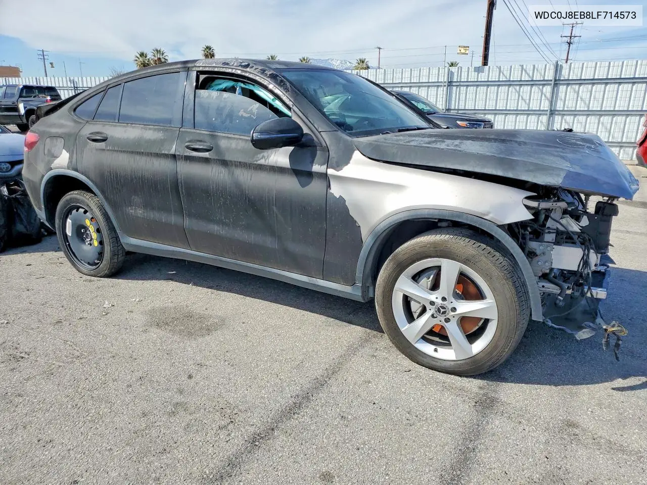 2020 Mercedes-Benz Glc Coupe 300 4Matic VIN: WDC0J8EB8LF714573 Lot: 78298695