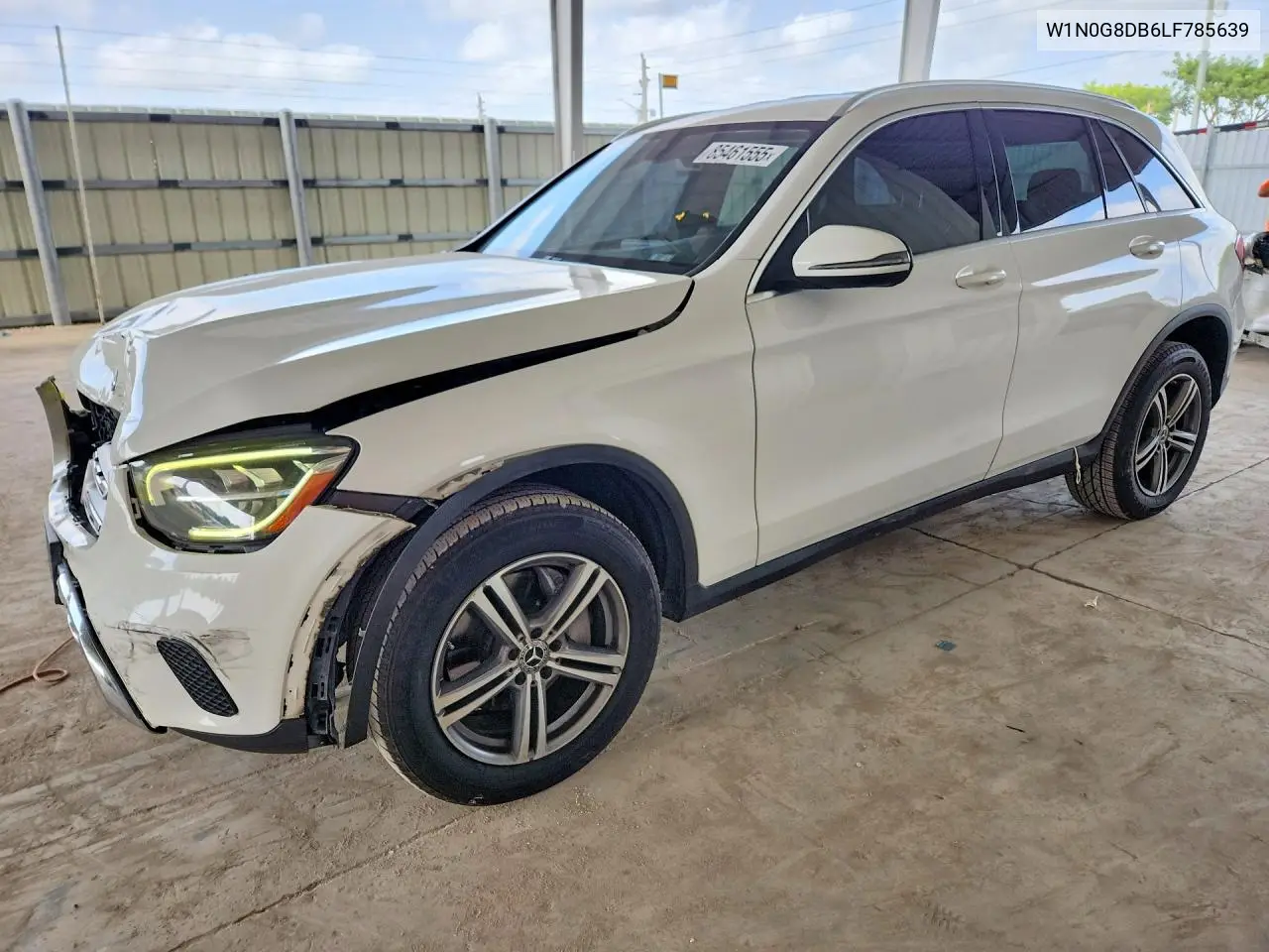 2020 Mercedes-Benz Glc 300 VIN: W1N0G8DB6LF785639 Lot: 85461555