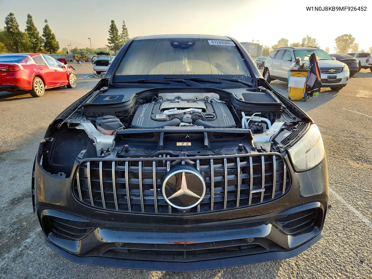2021 Mercedes-Benz Glc Coupe 63 S 4Matic Amg VIN: W1N0J8KB9MF926452 Lot: 47289366