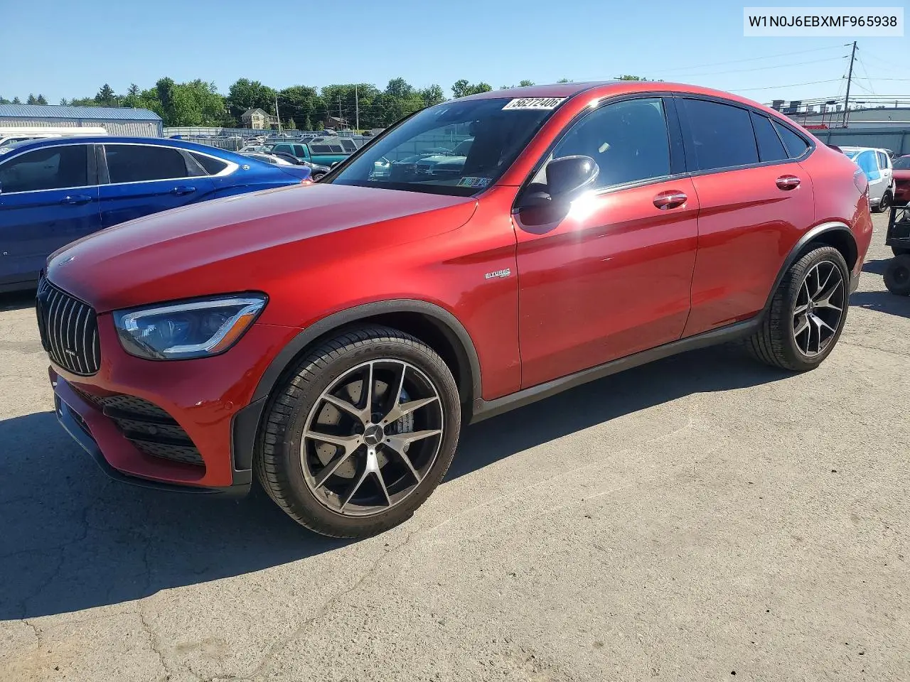 2021 Mercedes-Benz Glc Coupe 43 4Matic Amg VIN: W1N0J6EBXMF965938 Lot: 56272406