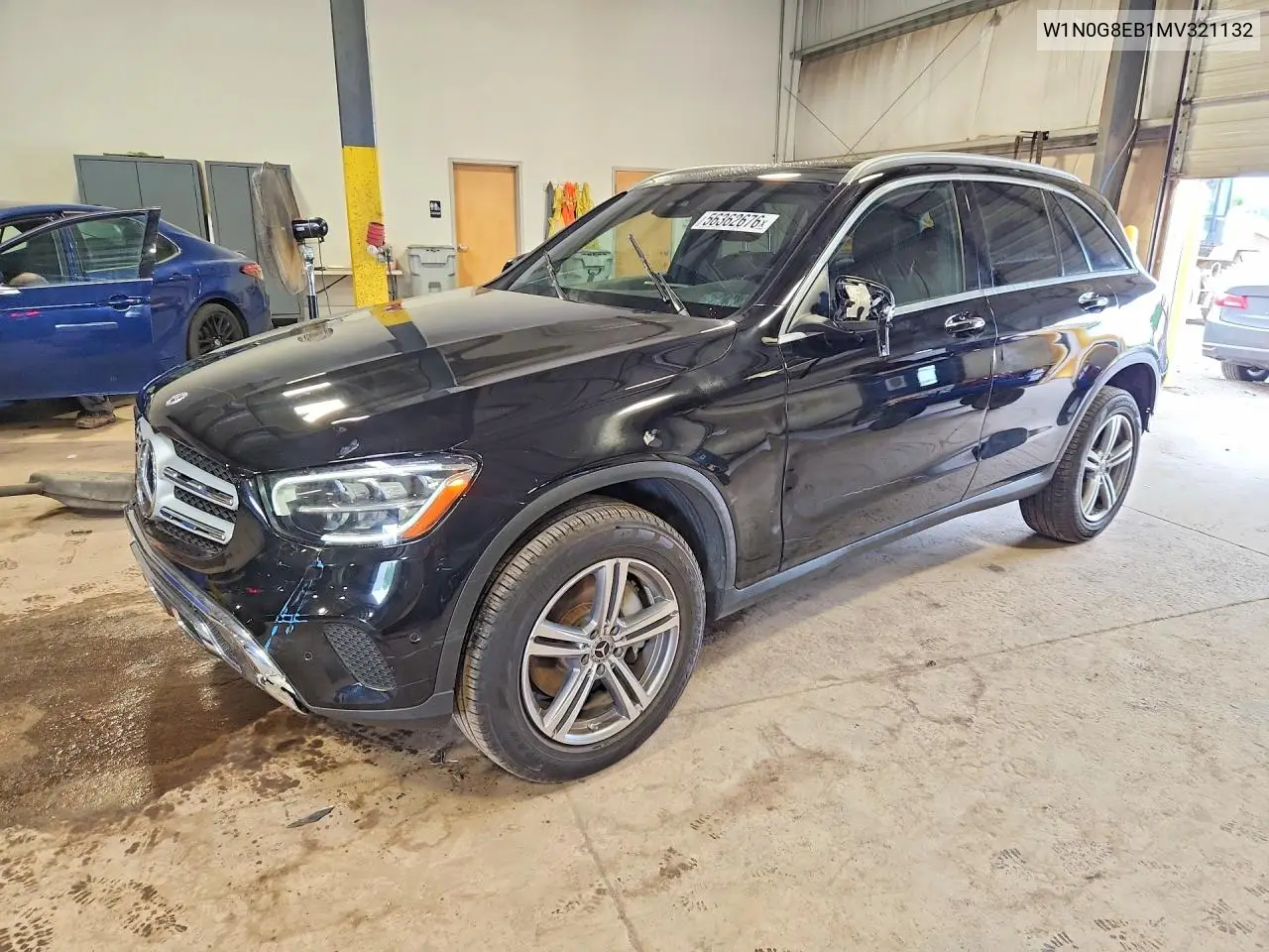 2021 Mercedes-Benz Glc 300 4Matic VIN: W1N0G8EB1MV321132 Lot: 56362676
