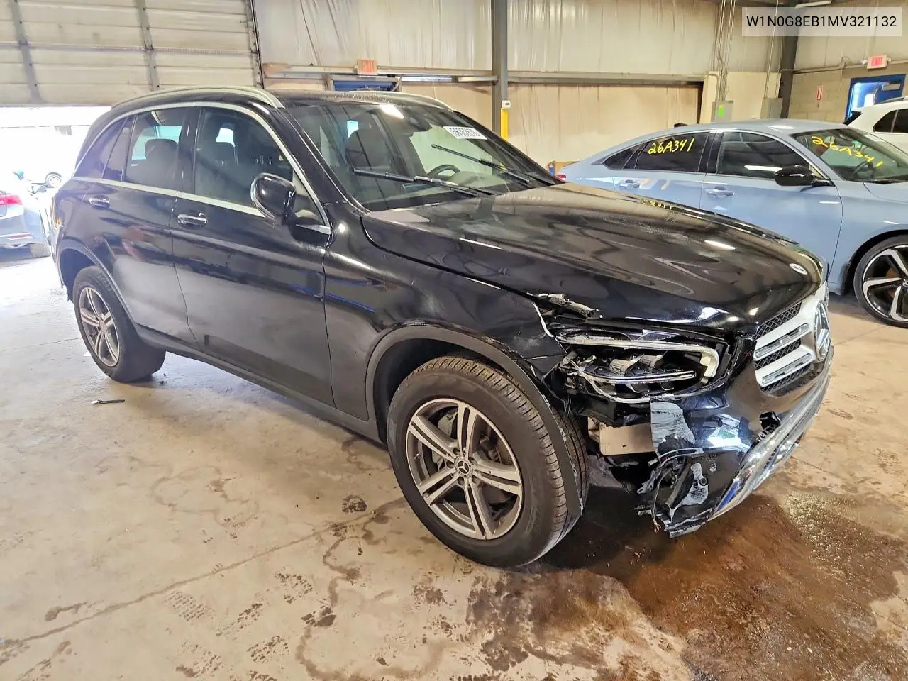 2021 Mercedes-Benz Glc 300 4Matic VIN: W1N0G8EB1MV321132 Lot: 56362676