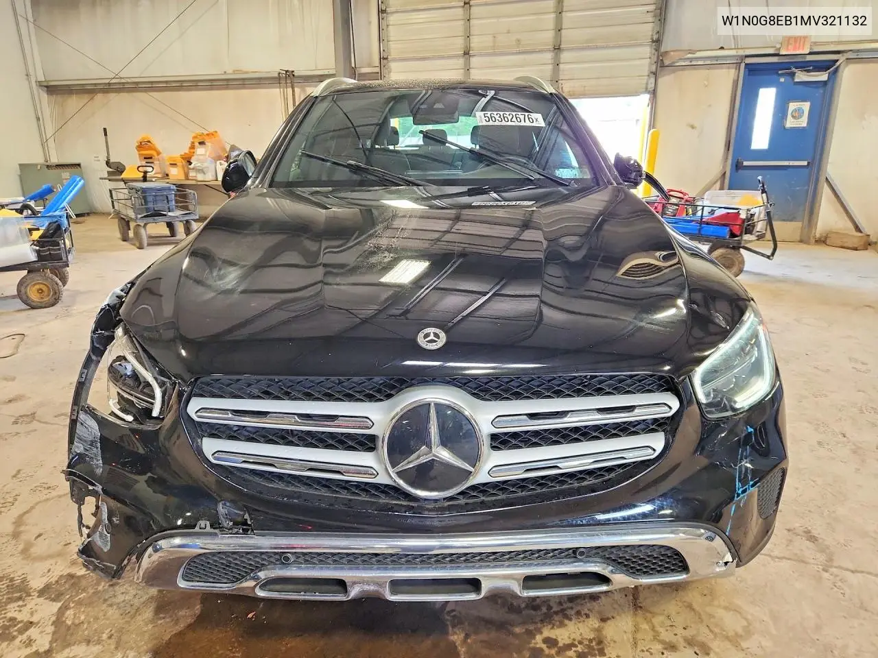 2021 Mercedes-Benz Glc 300 4Matic VIN: W1N0G8EB1MV321132 Lot: 56362676