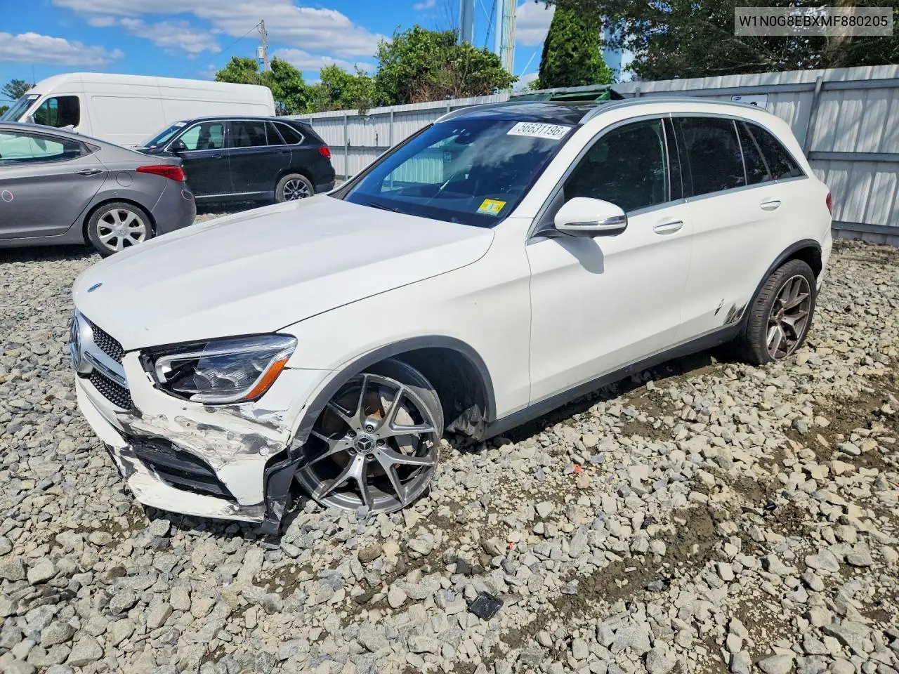 2021 Mercedes-Benz Glc 300 4Matic VIN: W1N0G8EBXMF880205 Lot: 56631196
