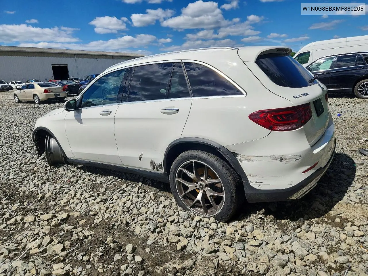 2021 Mercedes-Benz Glc 300 4Matic VIN: W1N0G8EBXMF880205 Lot: 56631196