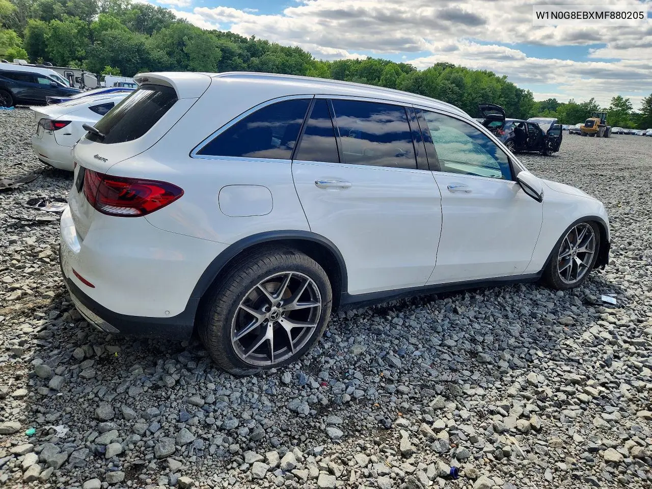 2021 Mercedes-Benz Glc 300 4Matic VIN: W1N0G8EBXMF880205 Lot: 56631196