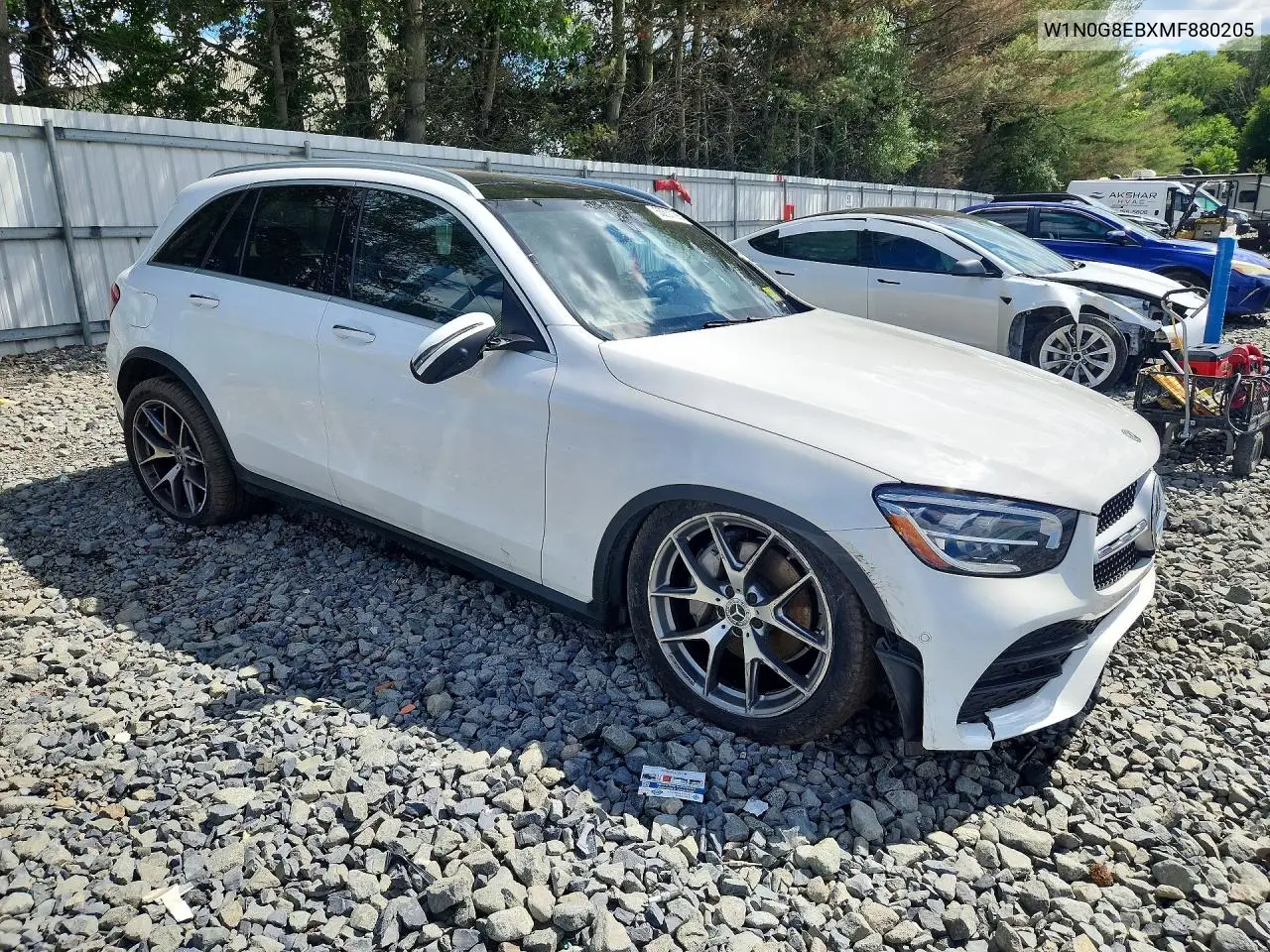 2021 Mercedes-Benz Glc 300 4Matic VIN: W1N0G8EBXMF880205 Lot: 56631196