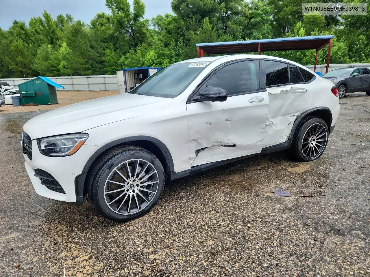 2021 Mercedes-Benz Glc Coupe 300 4Matic VIN: W1N0J8EB9MF939813 Lot: 57549946