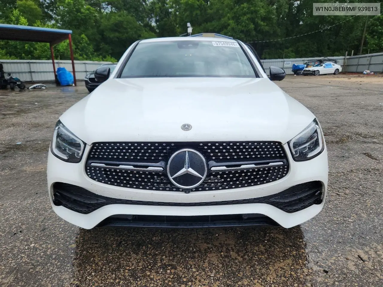 2021 Mercedes-Benz Glc Coupe 300 4Matic VIN: W1N0J8EB9MF939813 Lot: 57549946