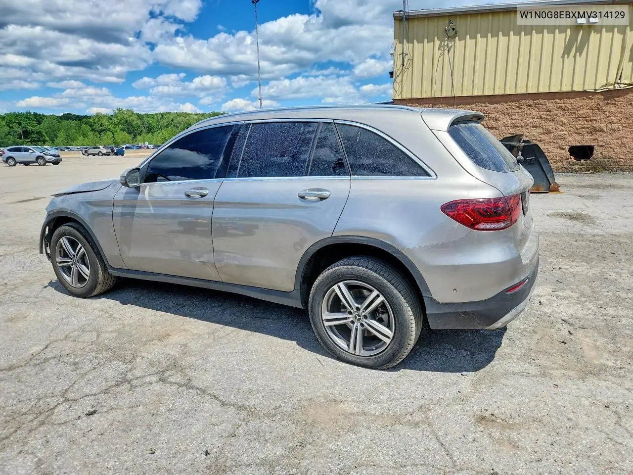 2021 Mercedes-Benz Glc 300 4Matic VIN: W1N0G8EBXMV314129 Lot: 58125436