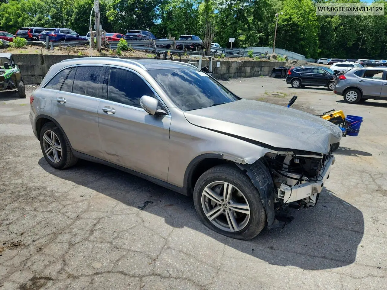 2021 Mercedes-Benz Glc 300 4Matic VIN: W1N0G8EBXMV314129 Lot: 58125436