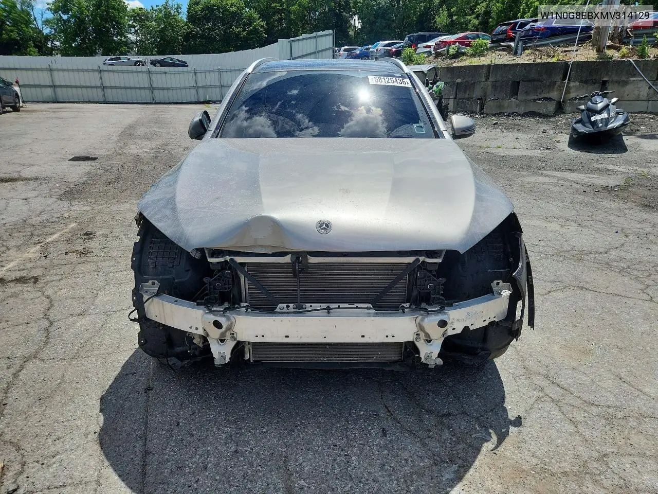 2021 Mercedes-Benz Glc 300 4Matic VIN: W1N0G8EBXMV314129 Lot: 58125436