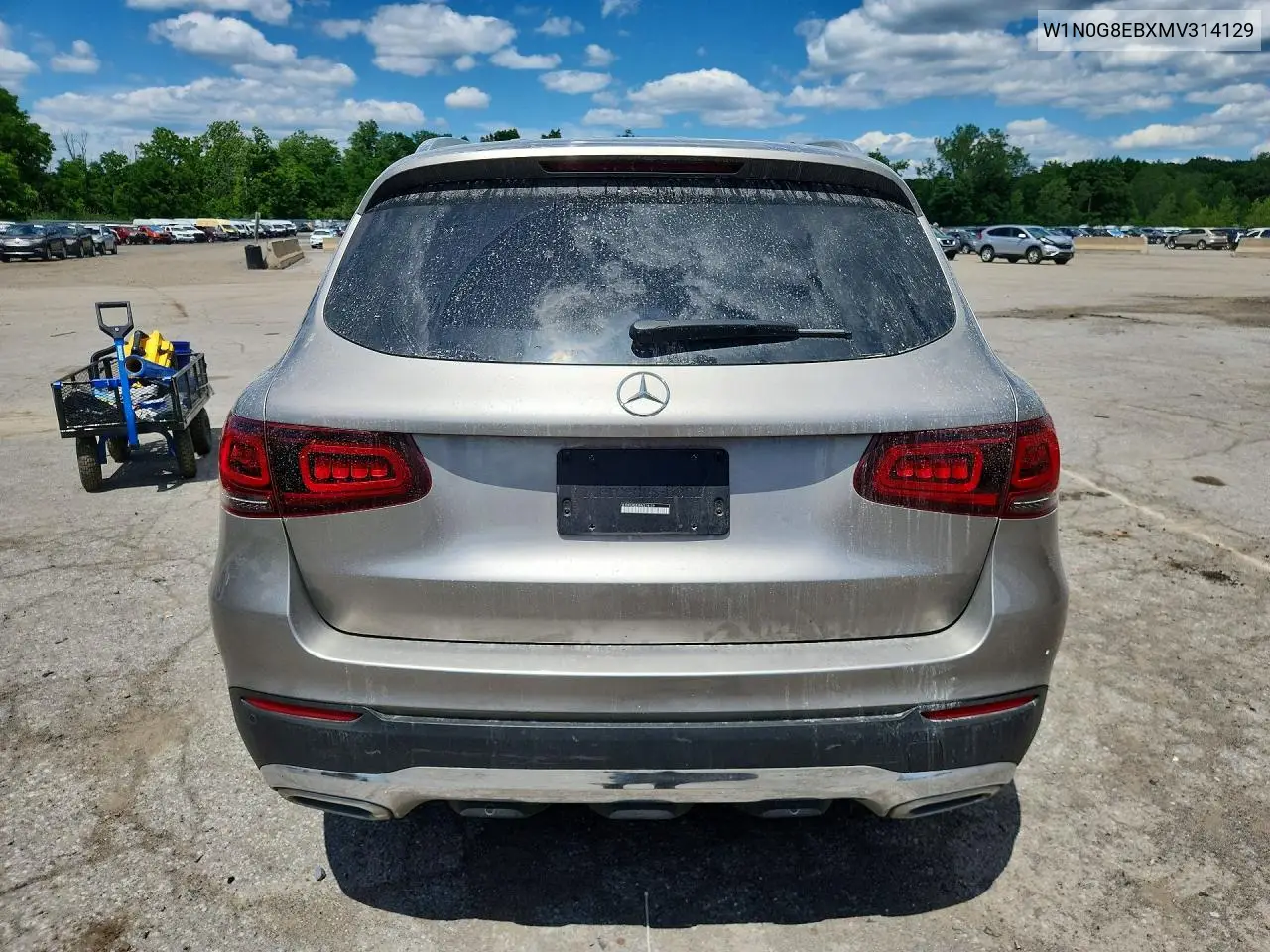 2021 Mercedes-Benz Glc 300 4Matic VIN: W1N0G8EBXMV314129 Lot: 58125436