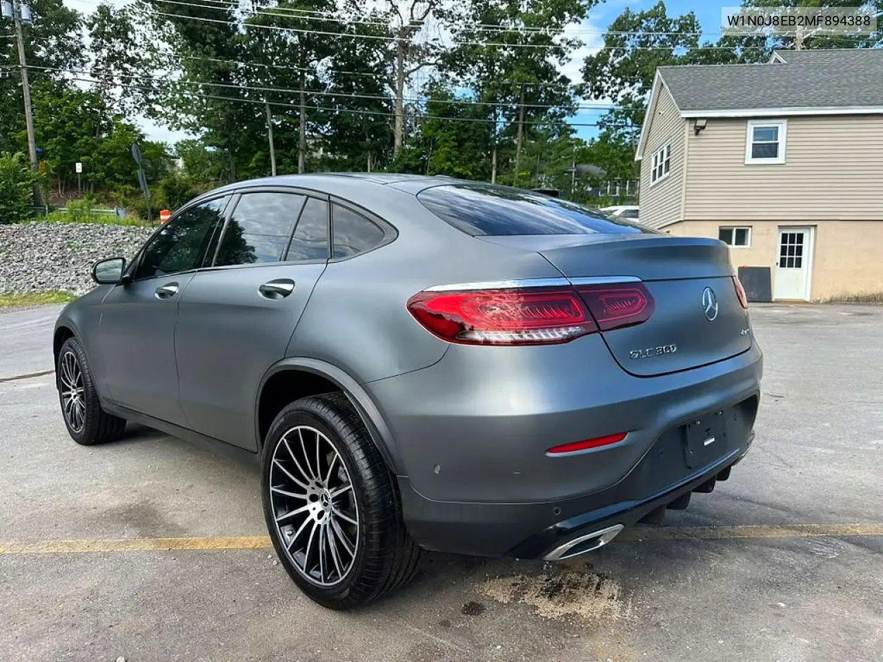 2021 Mercedes-Benz Glc Coupe 300 4Matic VIN: W1N0J8EB2MF894388 Lot: 58179236