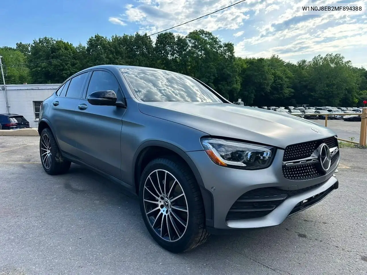 2021 Mercedes-Benz Glc Coupe 300 4Matic VIN: W1N0J8EB2MF894388 Lot: 58179236