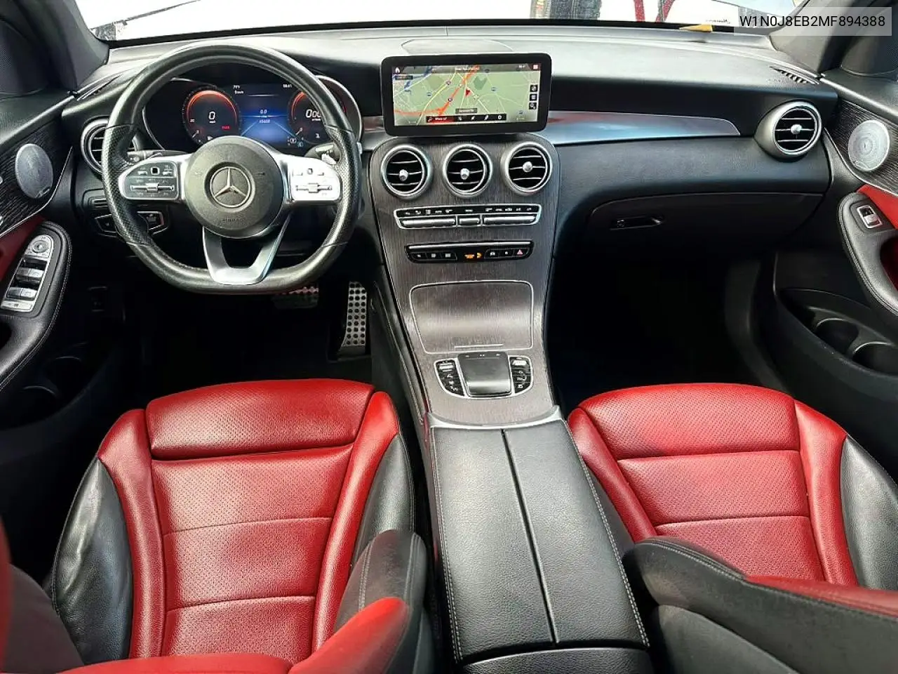 2021 Mercedes-Benz Glc Coupe 300 4Matic VIN: W1N0J8EB2MF894388 Lot: 58179236