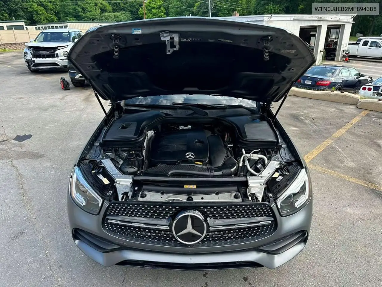 2021 Mercedes-Benz Glc Coupe 300 4Matic VIN: W1N0J8EB2MF894388 Lot: 58179236