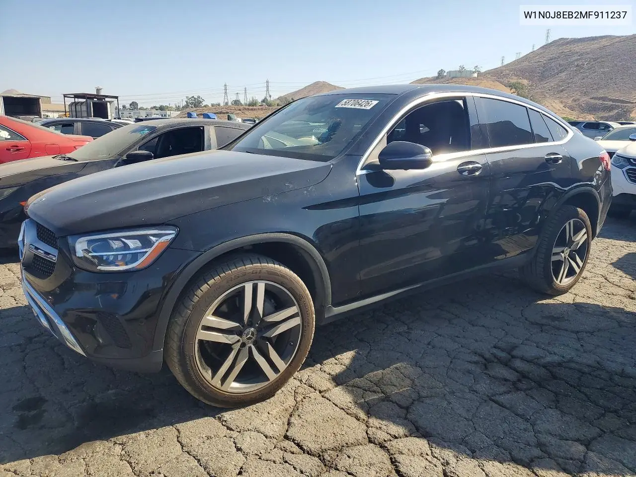 2021 Mercedes-Benz Glc Coupe 300 4Matic VIN: W1N0J8EB2MF911237 Lot: 58706426