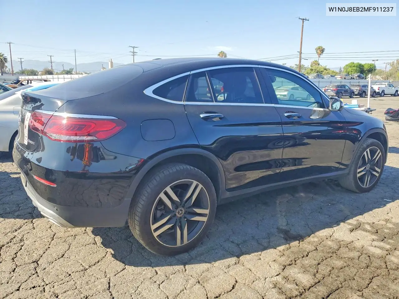 2021 Mercedes-Benz Glc Coupe 300 4Matic VIN: W1N0J8EB2MF911237 Lot: 58706426