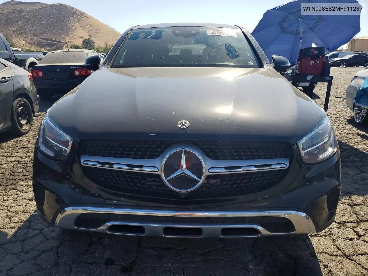 2021 Mercedes-Benz Glc Coupe 300 4Matic VIN: W1N0J8EB2MF911237 Lot: 58706426