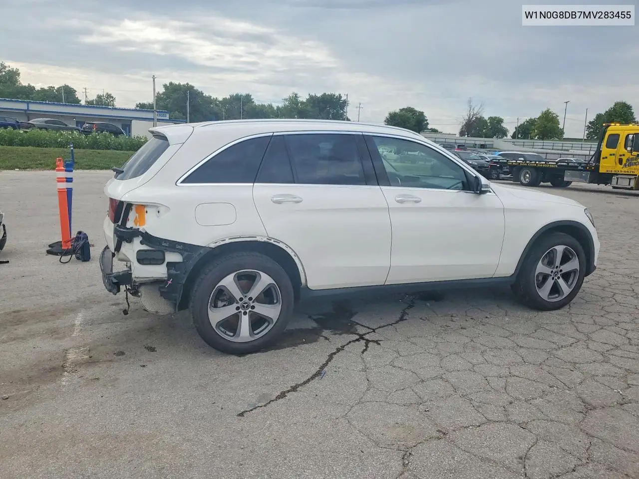 2021 Mercedes-Benz Glc 300 VIN: W1N0G8DB7MV283455 Lot: 60183906