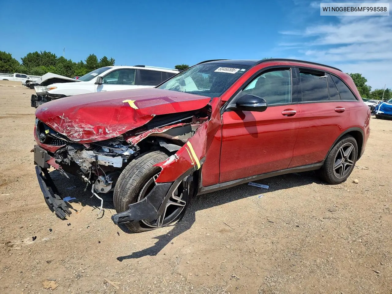 2021 Mercedes-Benz Glc 300 4Matic VIN: W1N0G8EB6MF998588 Lot: 60466586