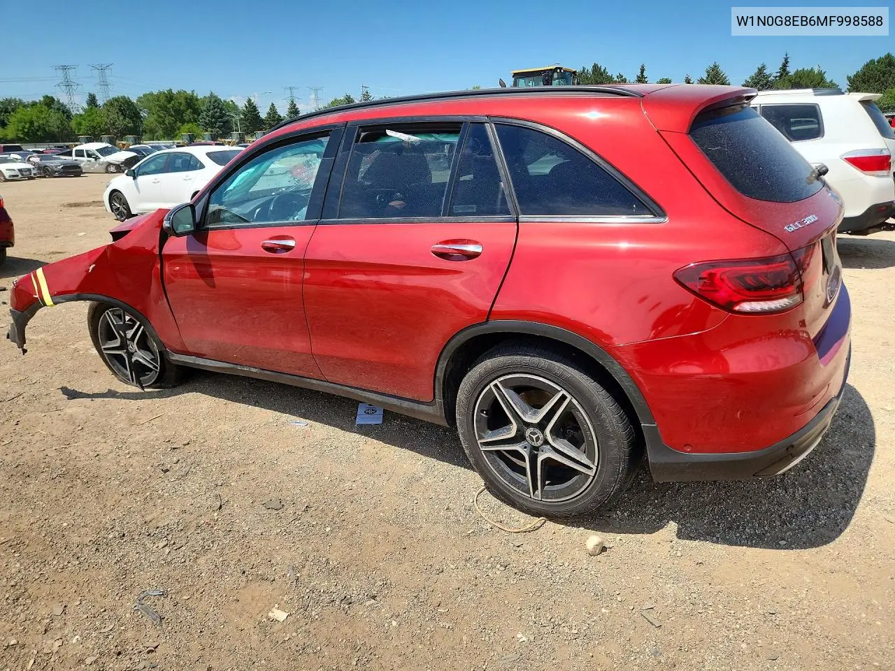 2021 Mercedes-Benz Glc 300 4Matic VIN: W1N0G8EB6MF998588 Lot: 60466586