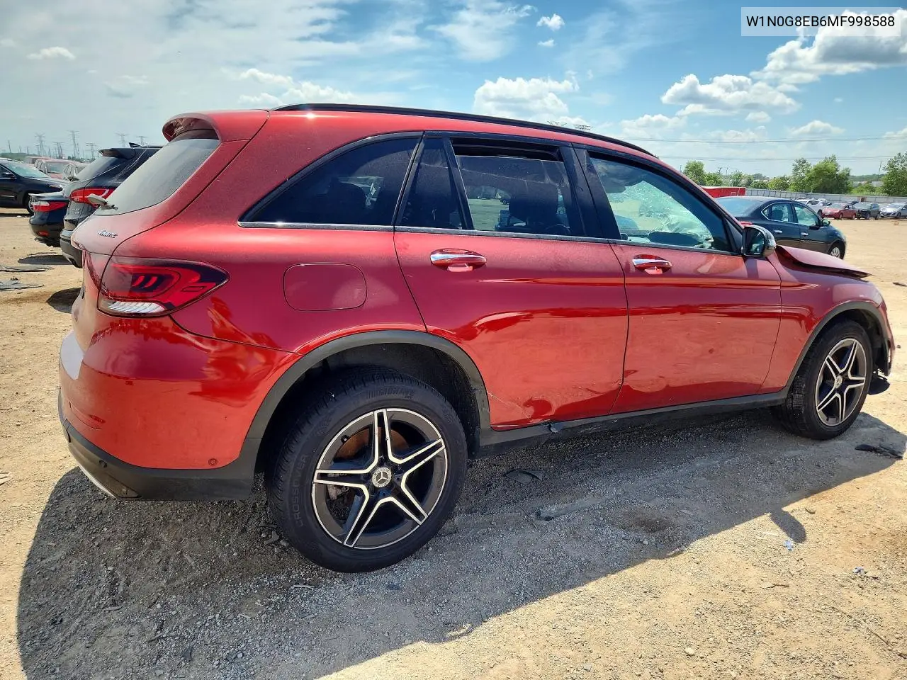 2021 Mercedes-Benz Glc 300 4Matic VIN: W1N0G8EB6MF998588 Lot: 60466586
