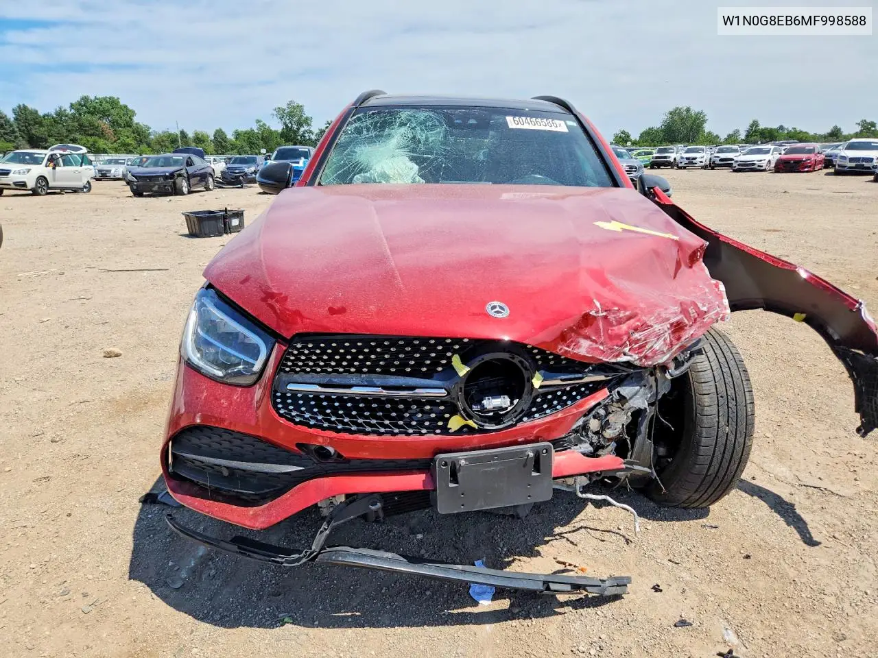 2021 Mercedes-Benz Glc 300 4Matic VIN: W1N0G8EB6MF998588 Lot: 60466586