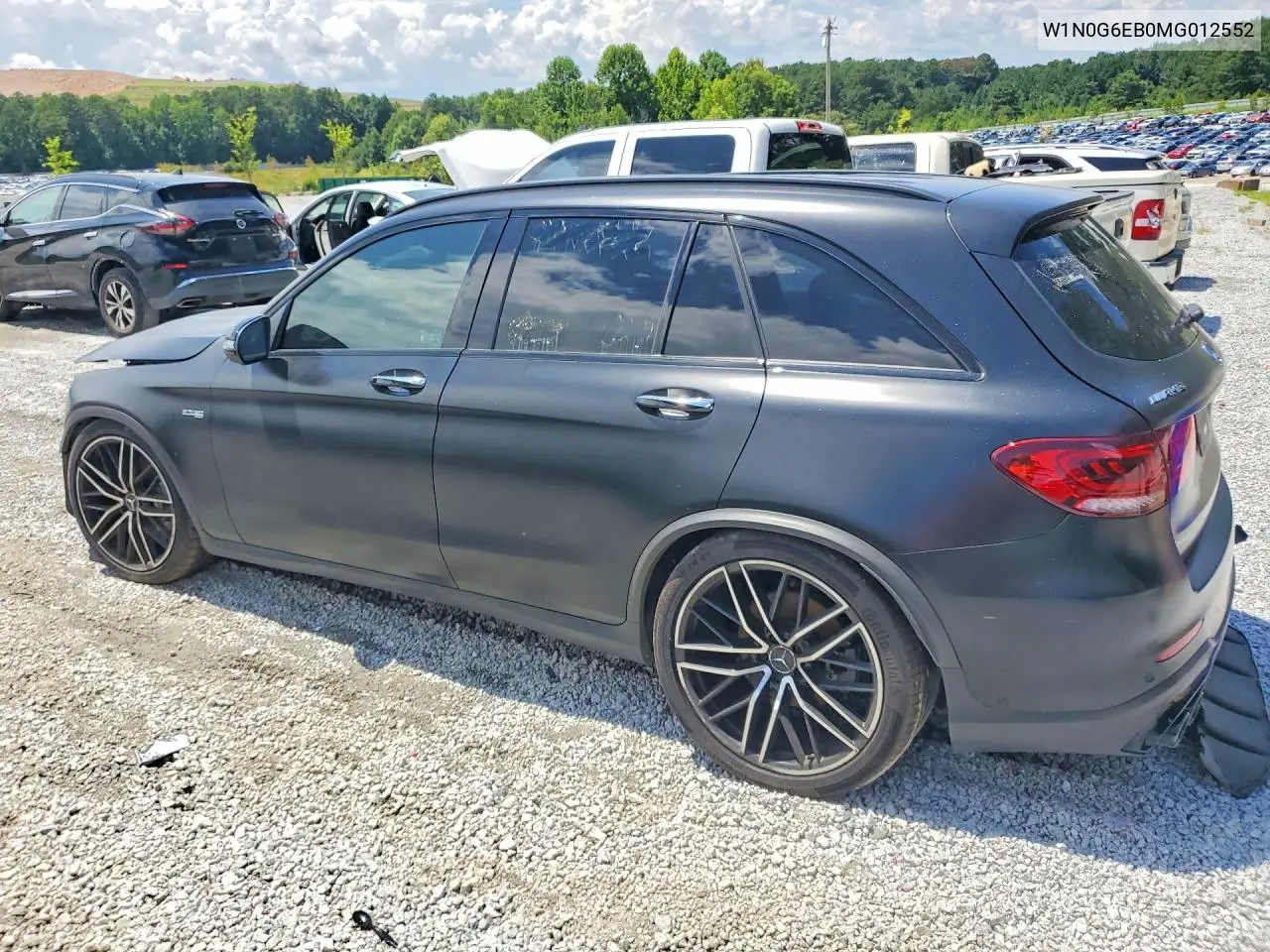 2021 Mercedes-Benz Glc 43 4Matic Amg VIN: W1N0G6EB0MG012552 Lot: 60571776