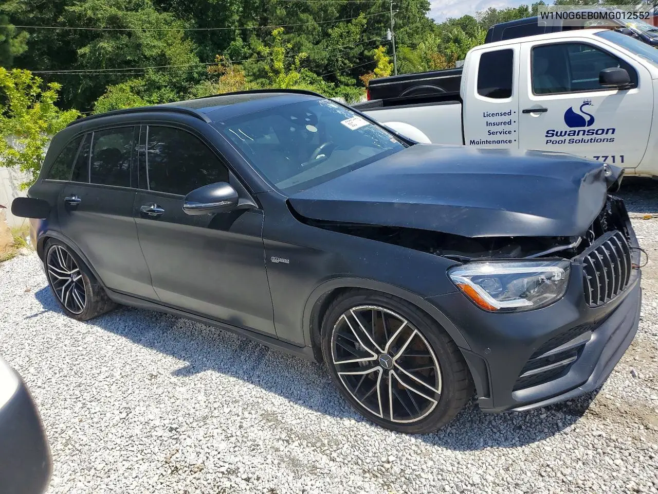 2021 Mercedes-Benz Glc 43 4Matic Amg VIN: W1N0G6EB0MG012552 Lot: 60571776