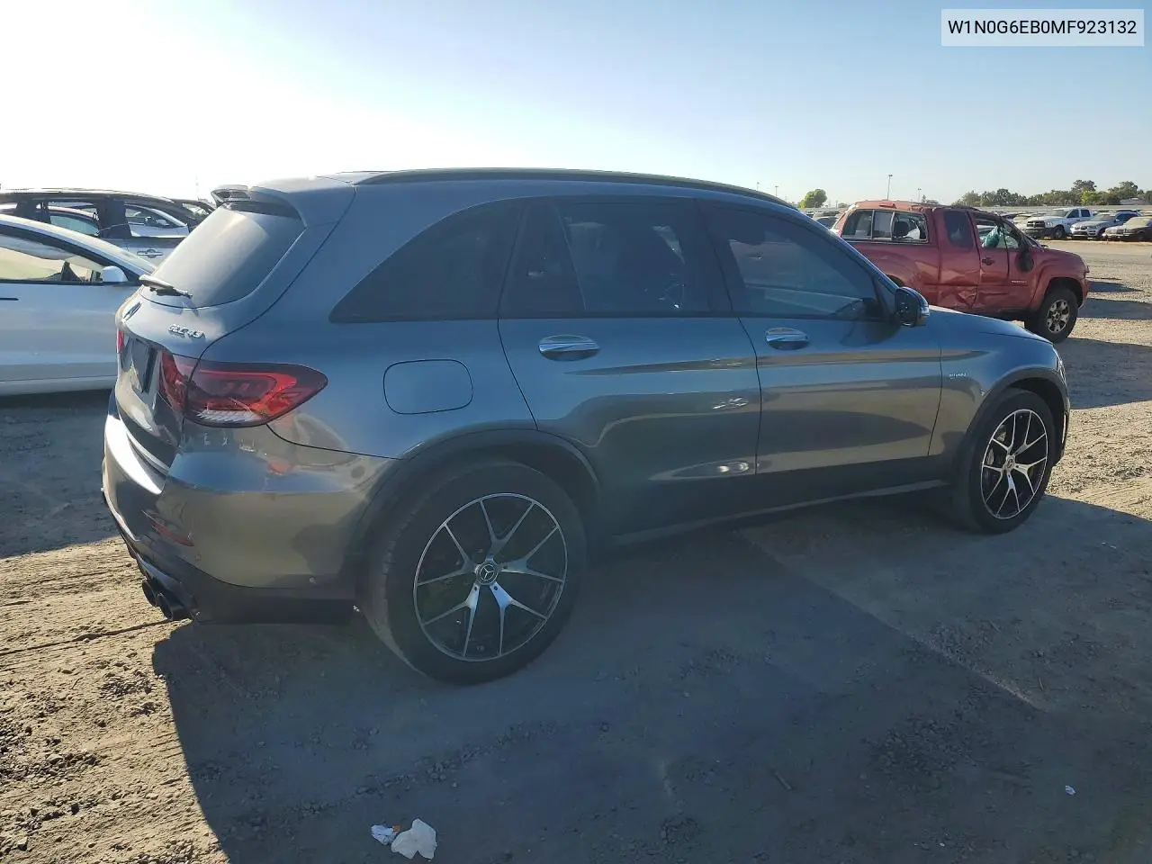 2021 Mercedes-Benz Glc 43 4Matic Amg VIN: W1N0G6EB0MF923132 Lot: 60600776