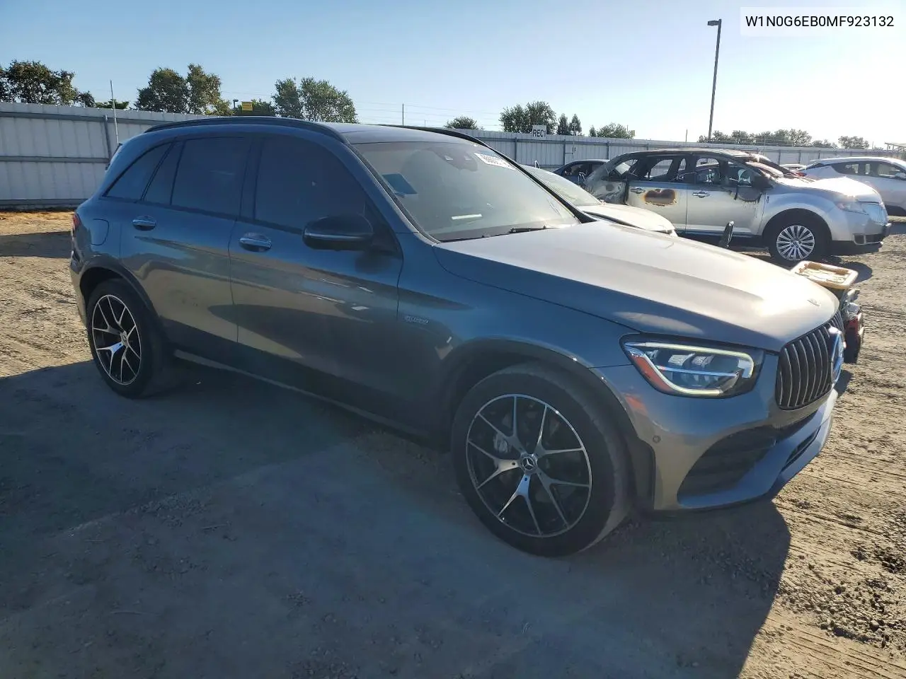 2021 Mercedes-Benz Glc 43 4Matic Amg VIN: W1N0G6EB0MF923132 Lot: 60600776