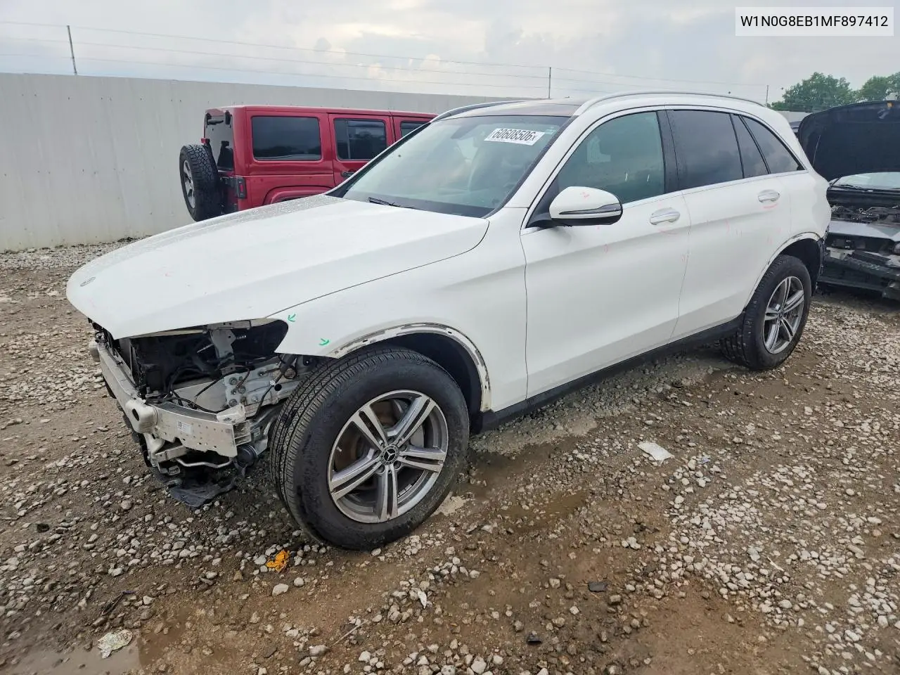 2021 Mercedes-Benz Glc 300 4Matic VIN: W1N0G8EB1MF897412 Lot: 60608506