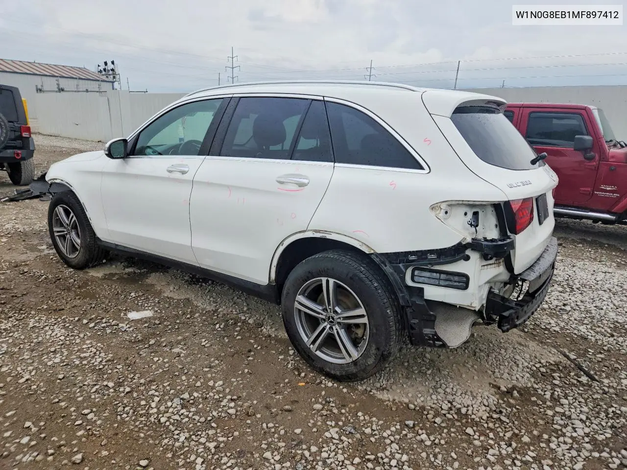 2021 Mercedes-Benz Glc 300 4Matic VIN: W1N0G8EB1MF897412 Lot: 60608506