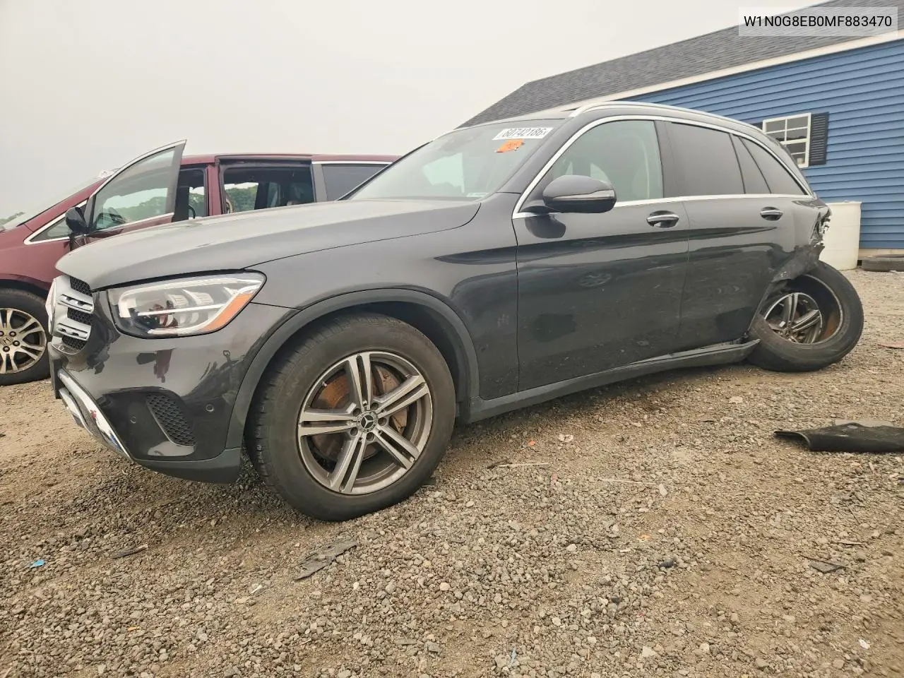 2021 Mercedes-Benz Glc 300 4Matic VIN: W1N0G8EB0MF883470 Lot: 60742186