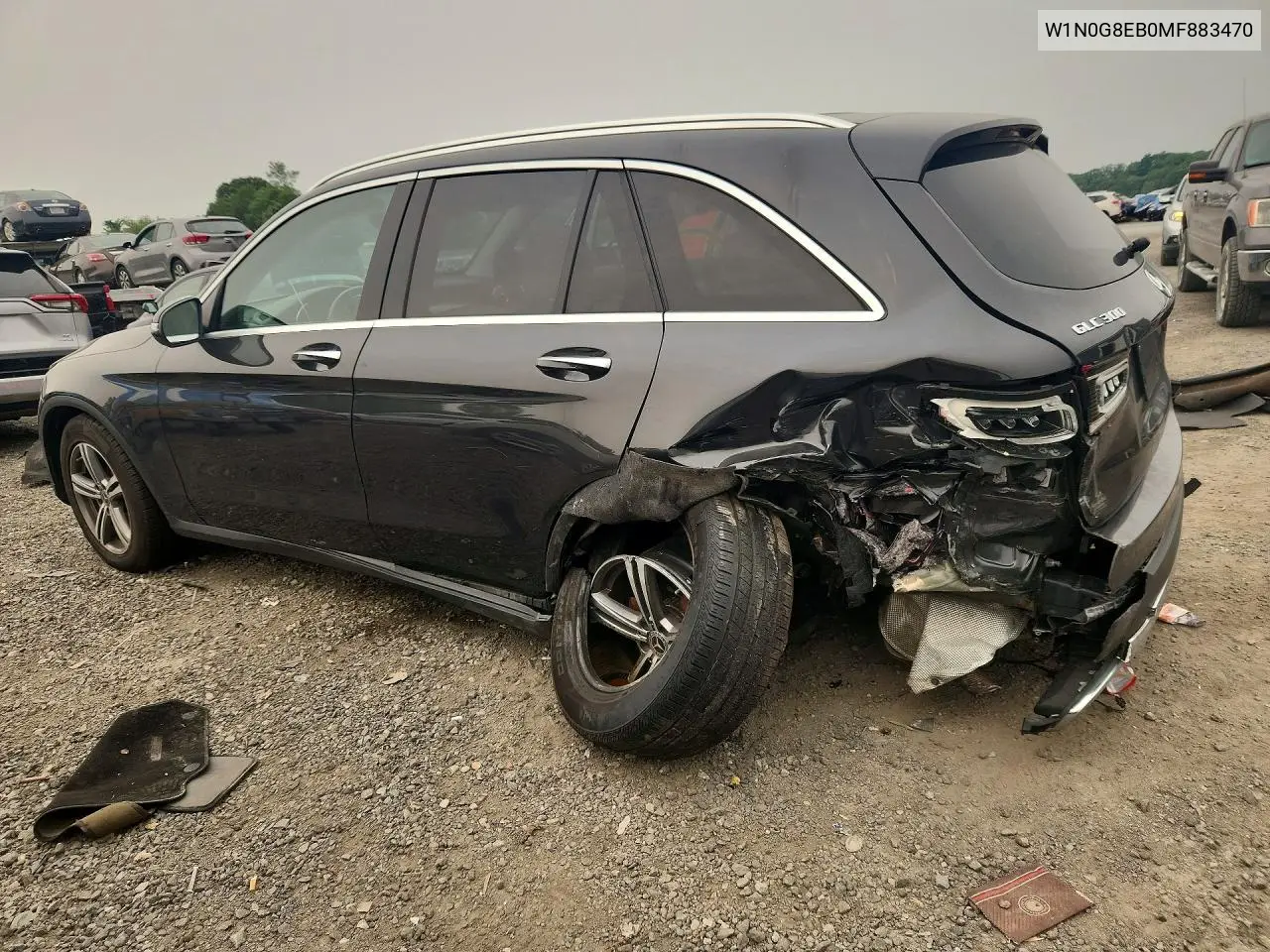 2021 Mercedes-Benz Glc 300 4Matic VIN: W1N0G8EB0MF883470 Lot: 60742186