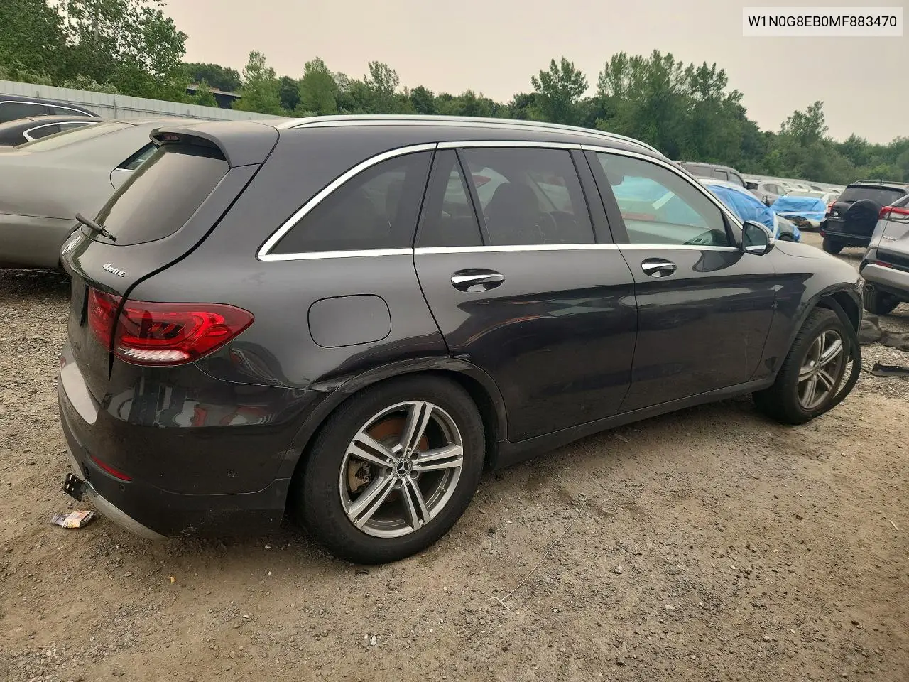 2021 Mercedes-Benz Glc 300 4Matic VIN: W1N0G8EB0MF883470 Lot: 60742186