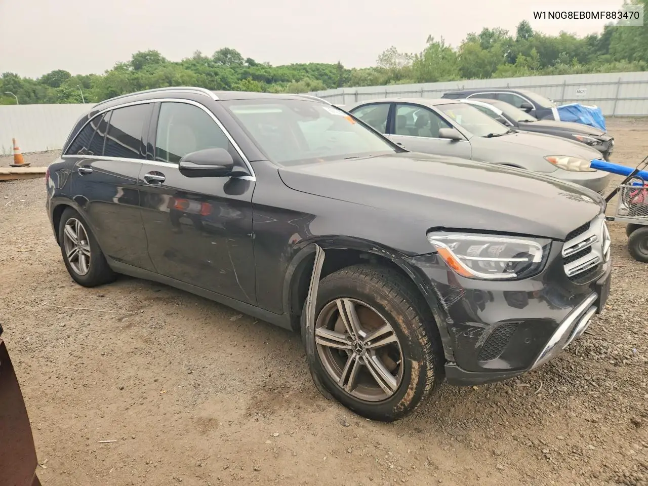 2021 Mercedes-Benz Glc 300 4Matic VIN: W1N0G8EB0MF883470 Lot: 60742186