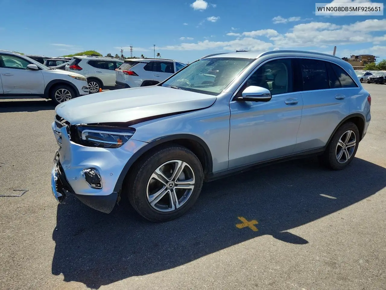 2021 Mercedes-Benz Glc 300 VIN: W1N0G8DB5MF925651 Lot: 61019946