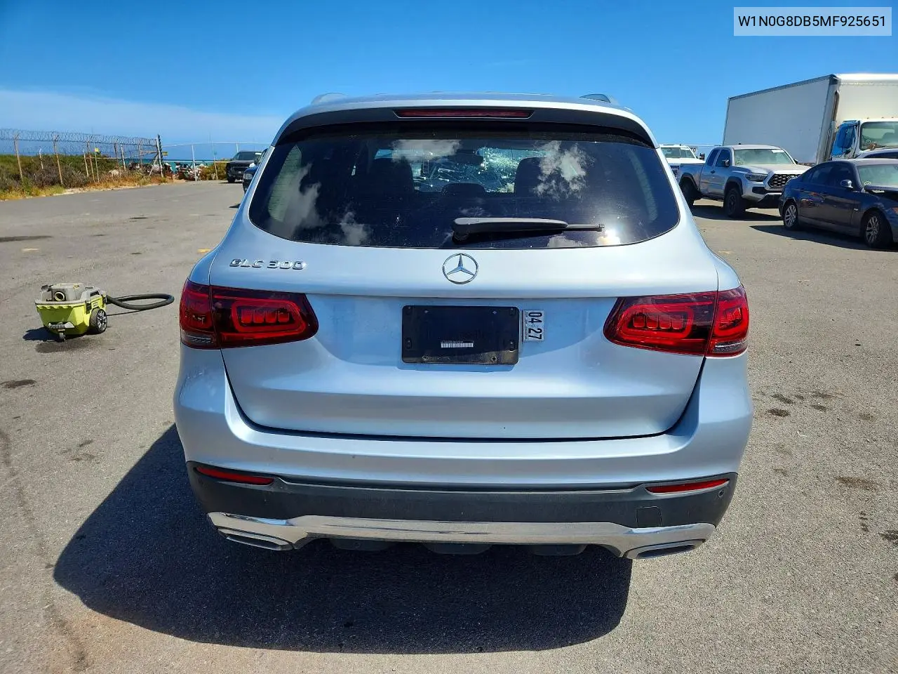 2021 Mercedes-Benz Glc 300 VIN: W1N0G8DB5MF925651 Lot: 61019946