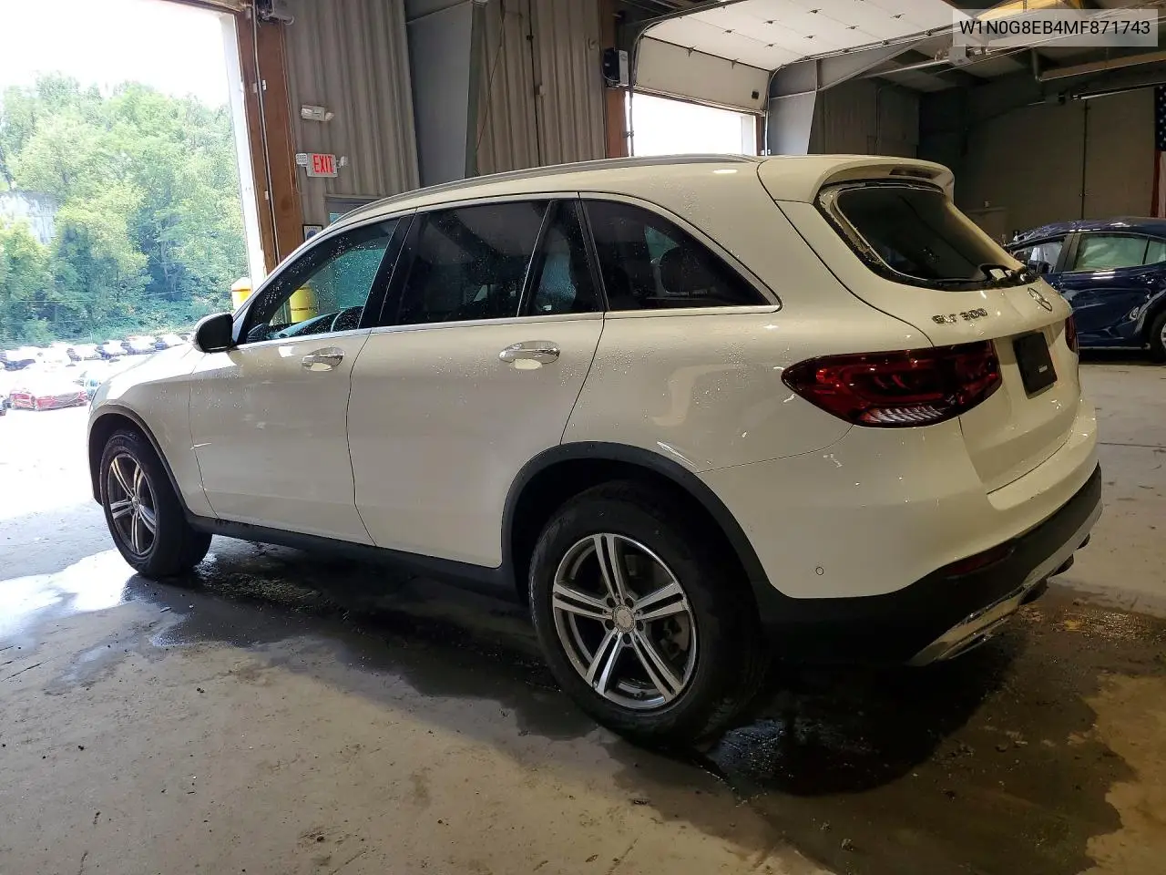 2021 Mercedes-Benz Glc 300 4Matic VIN: W1N0G8EB4MF871743 Lot: 61034606