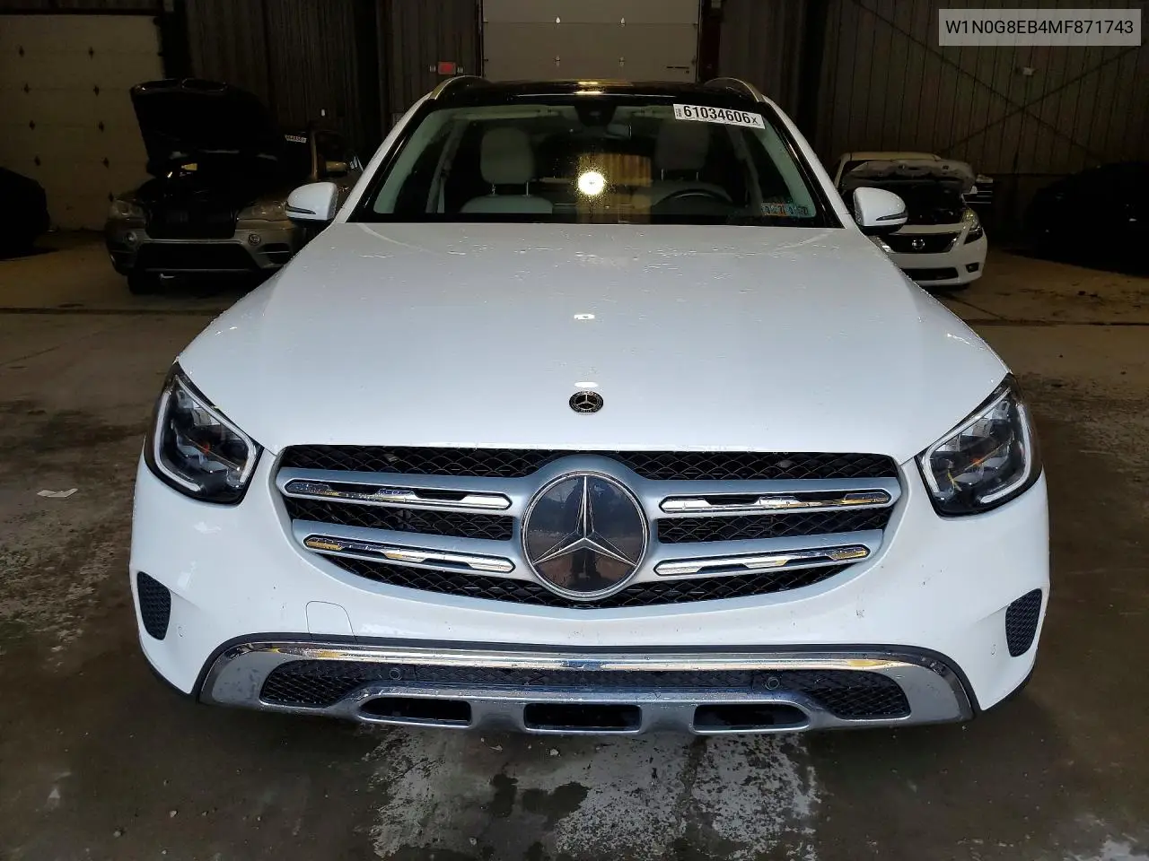 2021 Mercedes-Benz Glc 300 4Matic VIN: W1N0G8EB4MF871743 Lot: 61034606