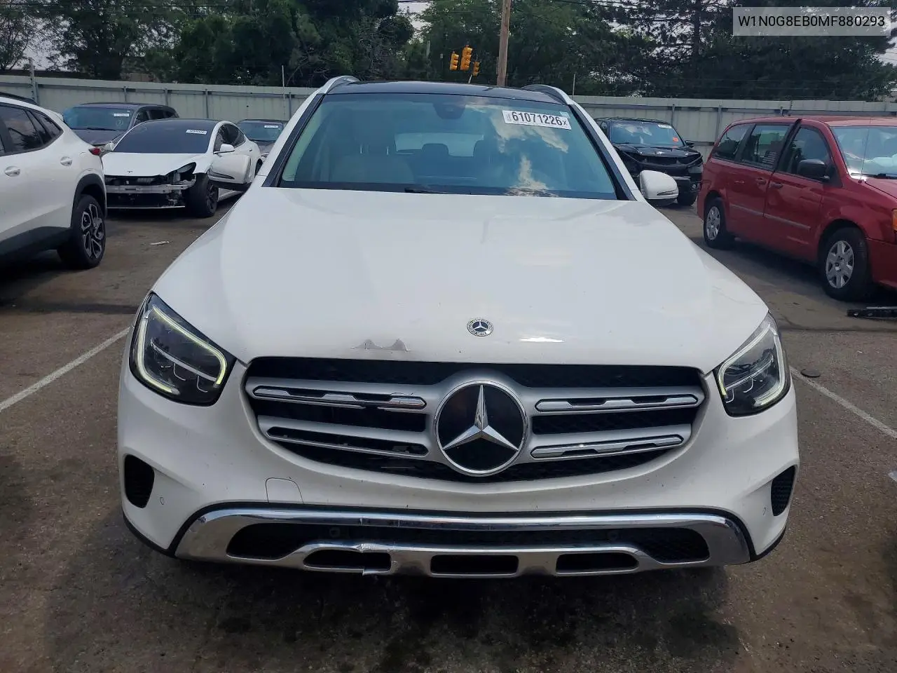2021 Mercedes-Benz Glc 300 4Matic VIN: W1N0G8EB0MF880293 Lot: 61071226